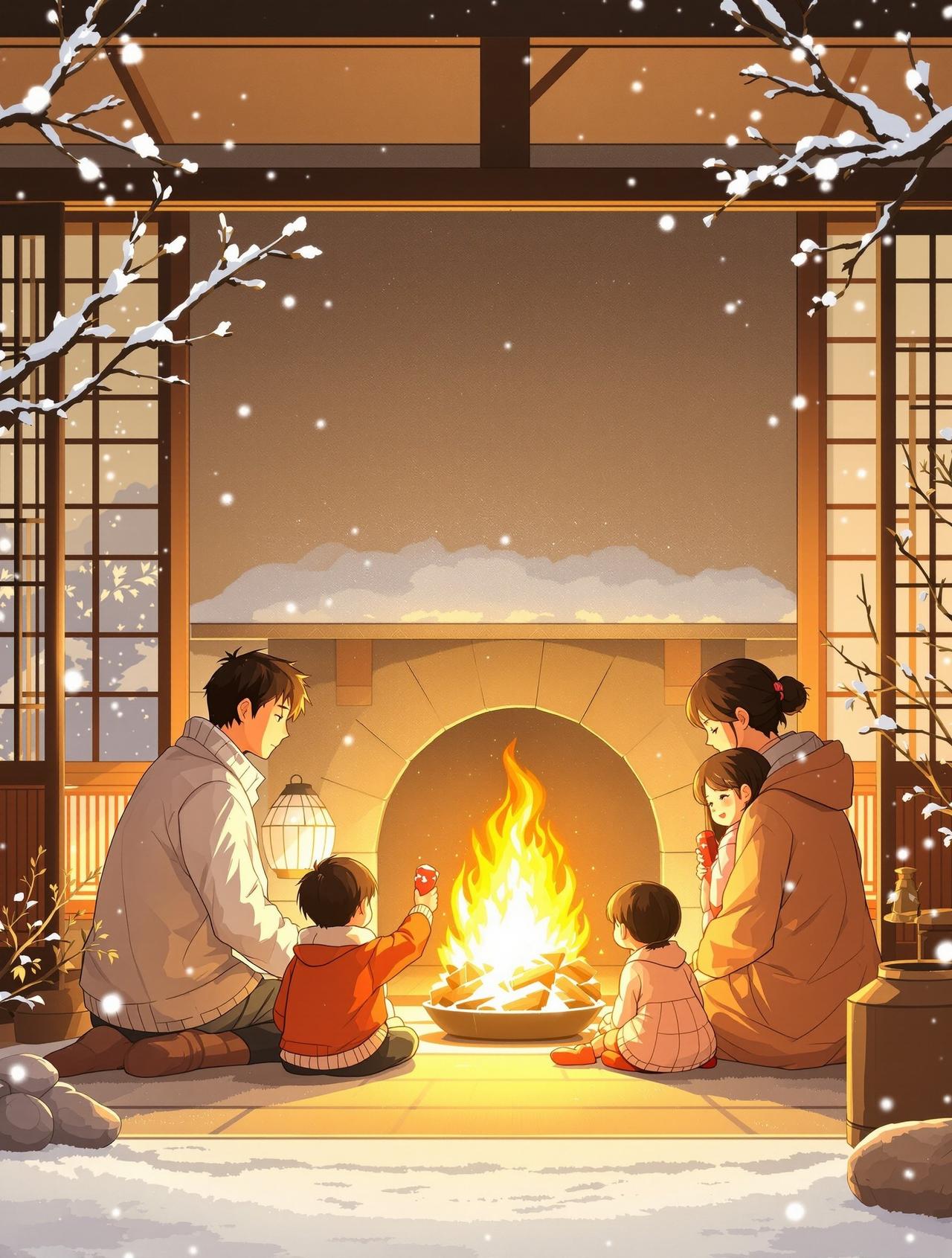 免免漫剧 - 雪夜物语 - 暖心家庭治愈动漫短剧