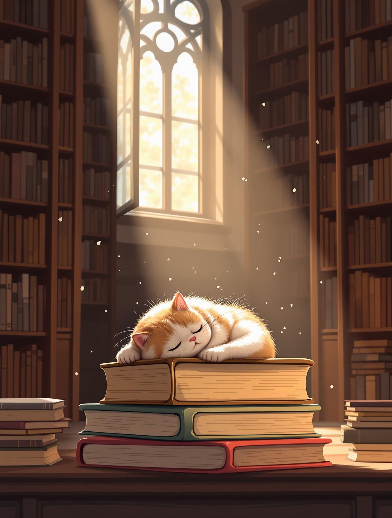免免漫剧 - 图书馆的猫